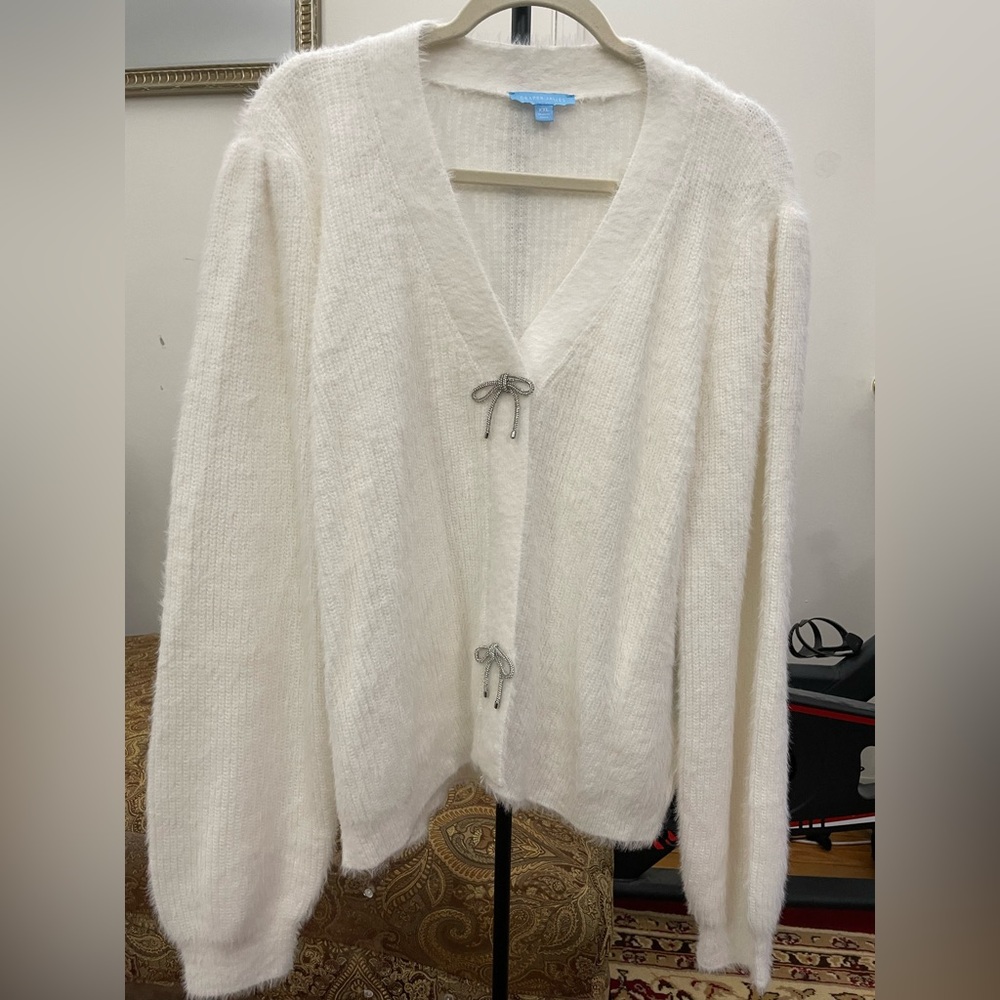 Draper James White Women's Sweater